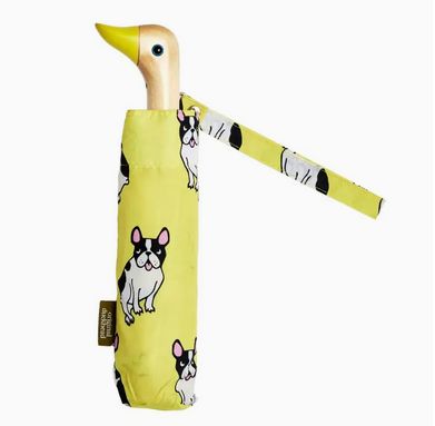 French Bulldog Yellow Umbrella