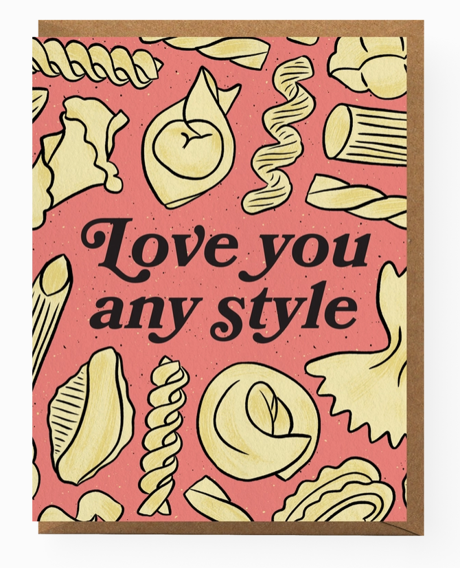 Pasta Love Card