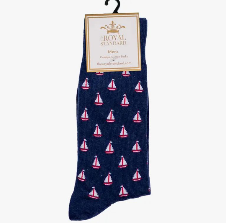 Men&#39;s Sailboat Socks