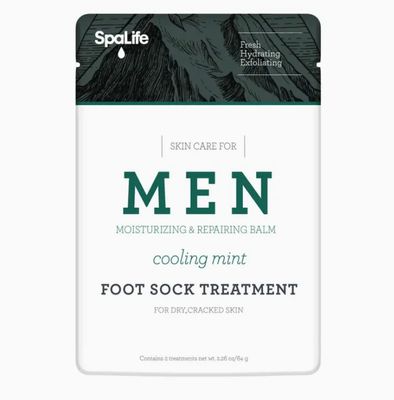 Men&#39;s Cooling Mint Moisturizing Foot Sock Treatment