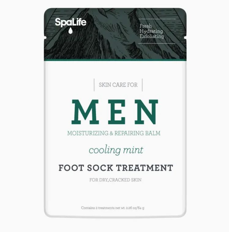 Men&#39;s Cooling Mint Moisturizing Foot Sock Treatment