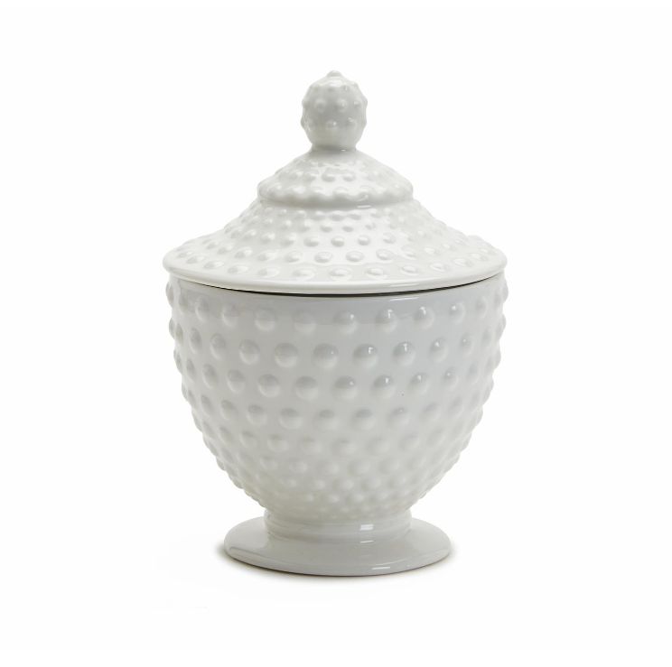Hob Nail Lidded Jar / Candy Dish