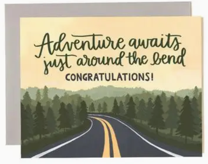 Adventure Road Congratulations Greeting Card