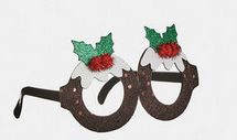Christmas Glasses - Holly