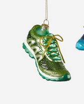 Running Shoe Ornament - Green