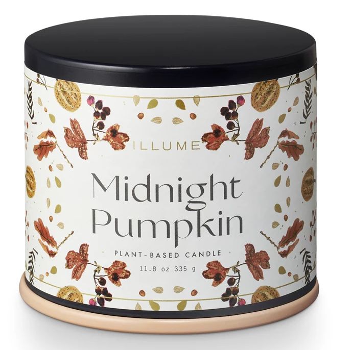 Midnight Pumpkin Vanity Tin Candle