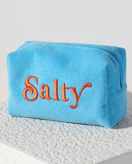 Sol Salty Zip Pouch - Turquoise