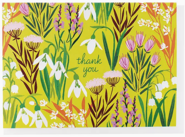 Spring Meadow Thank You  Card