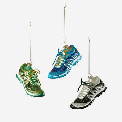 Running Shoe Ornament - Blue