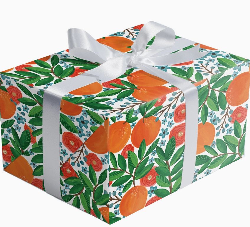 Mandarin Grove Gift Wrap - Roll