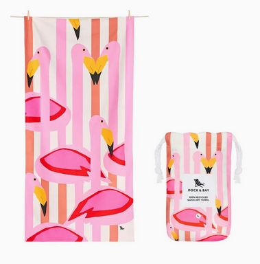 Quick Dry Towels - Kids - Flamboyant Flamingos