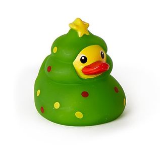 Christmas Light Up Rubber Duckie - Tree