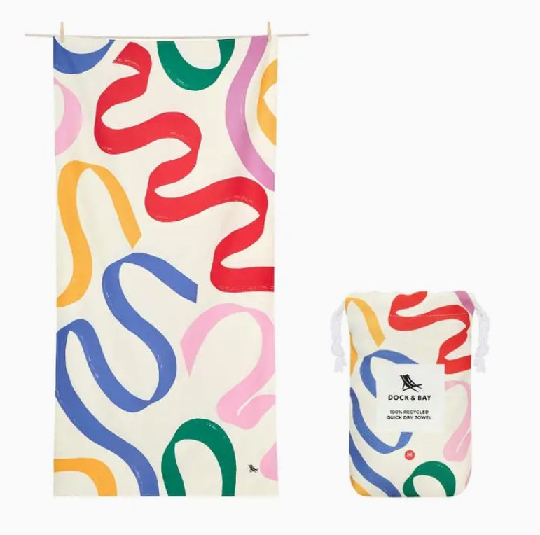 Quick Dry Towels - Kids Beach Towels - Doodle Mood