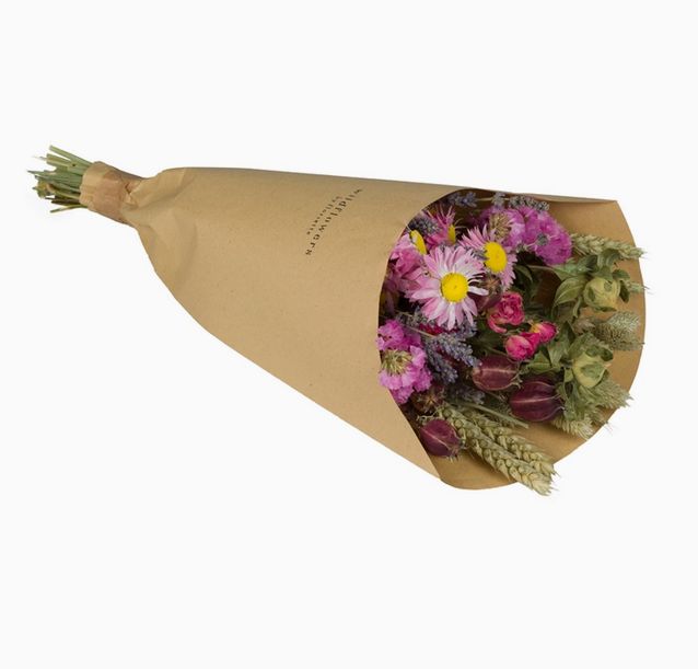Spring Bouquet Dried Flowers - Field Bouquet - Pink - small