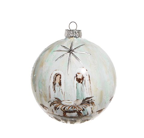 5&quot; Holy Family Ball Ornament
