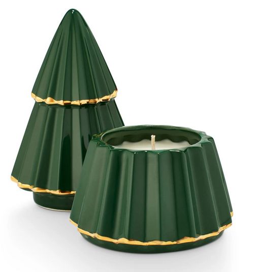 Gilded Tree Candle - Vanilla Spruce