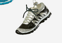 Running Shoe Ornament - Black