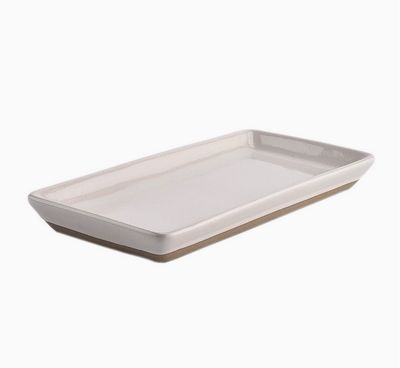Cream Stoneware Tray