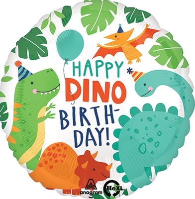 18&quot; Birthday Dinomite Party Balloon