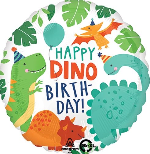 18&quot; Birthday Dinomite Party Balloon