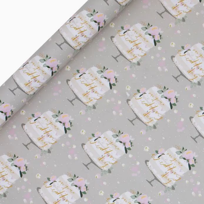 Weddng Cake Wrapping Paper