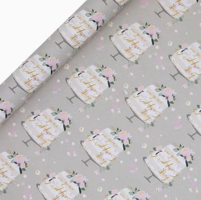 Weddng Cake Wrapping Paper