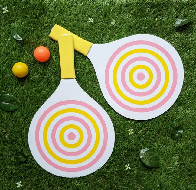 2 Paddle Bats and Ball Set - Summer Fun