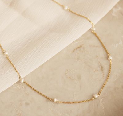 Pearl By the Yard Necklace