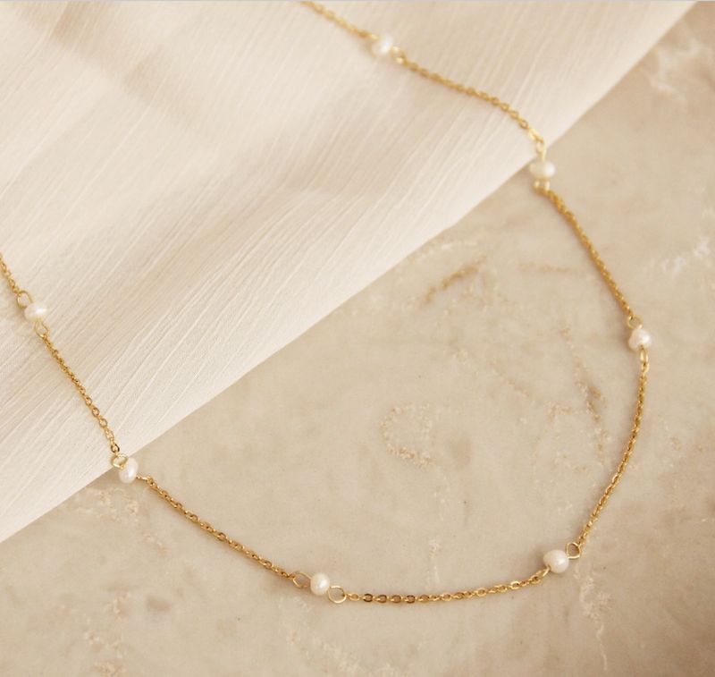 Pearl By the Yard Necklace