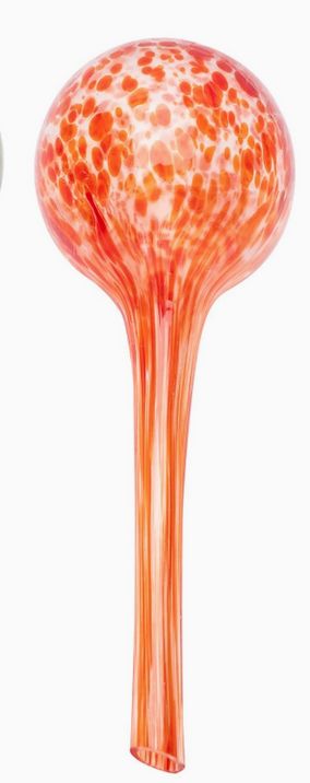 Indoor,Outdoor Mini Glass Plant Self-Watering Globes - Red