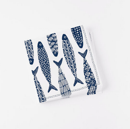 School of Fish Dinner Napkin, Paper