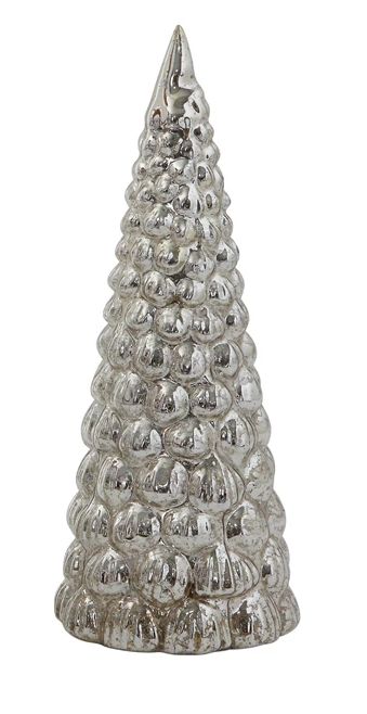 Embossed Mercury Glass Tree - Large