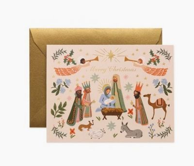 Nativity Scene Card