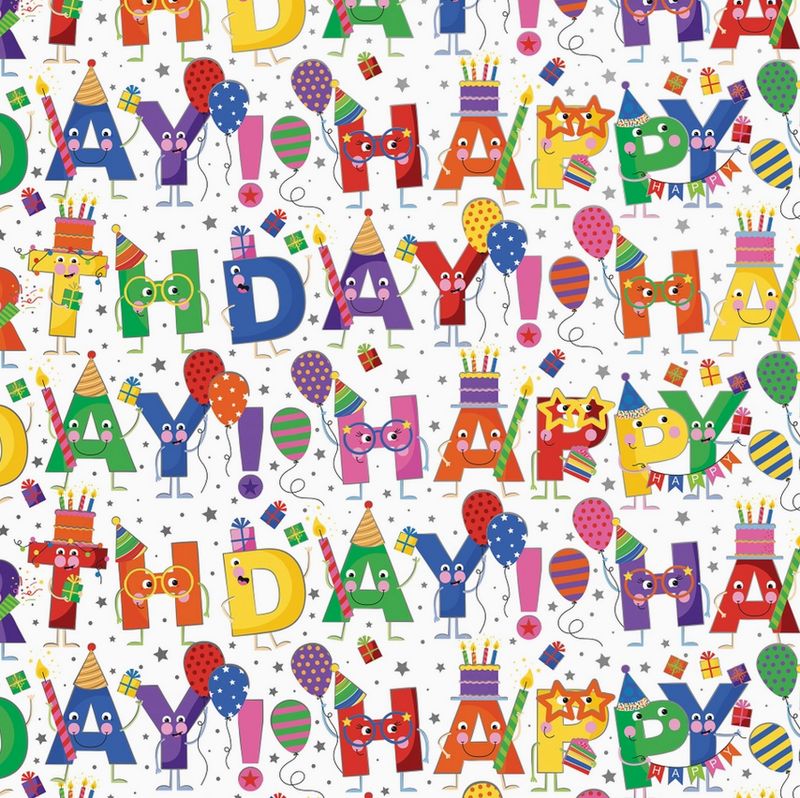 Wrap - Rolls - Birthday Characters