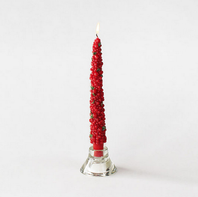 Berry Tree Taper Candle, 10&quot;