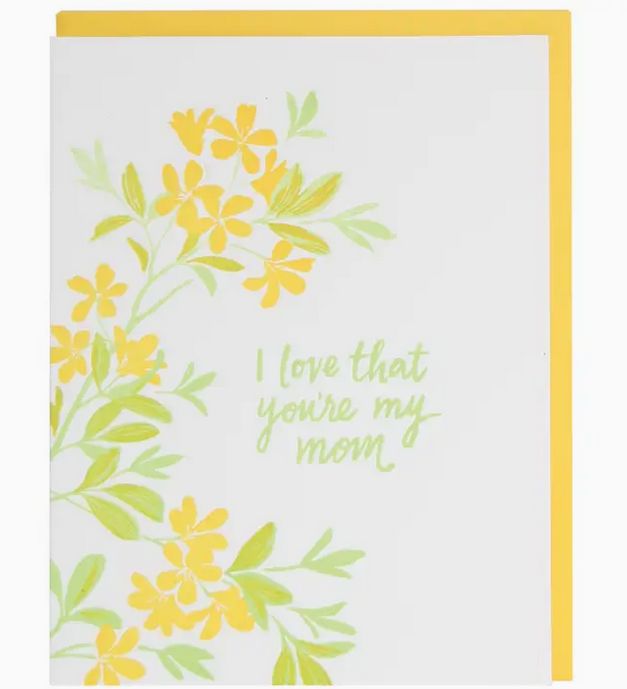 Yellow Blossoms Mother&#39;s Day Card