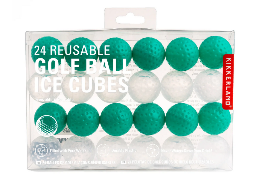 24 Reusable Golf Ball Ice Cubes