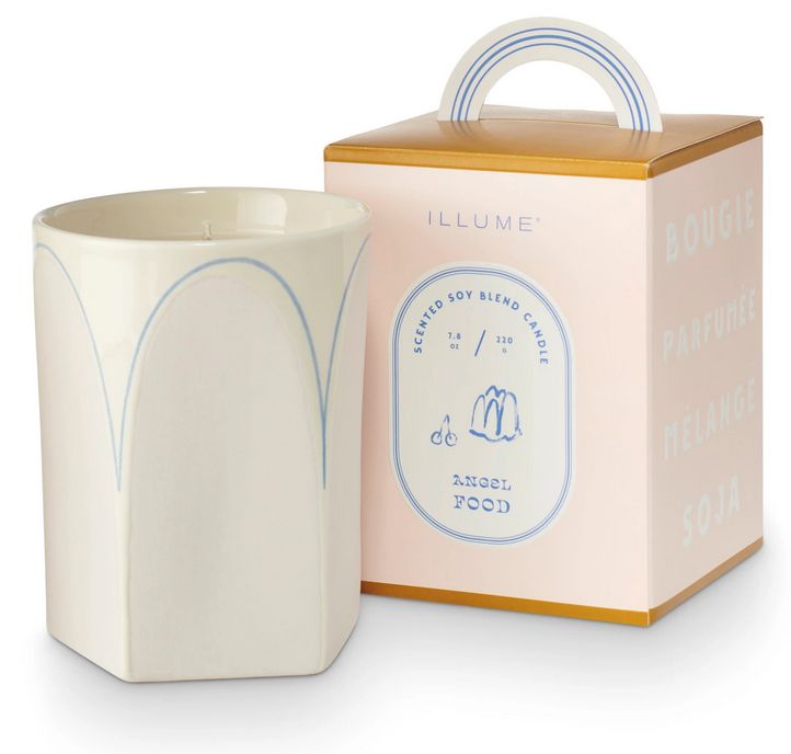 Petite Boxed Ceramic Candle - Angel Food