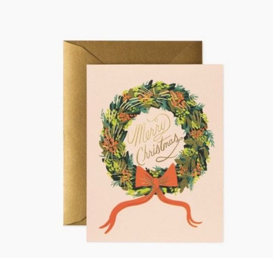 Christmas Wreath Card