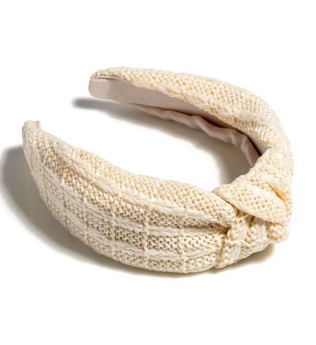 Woven Knotted Headband, Natura