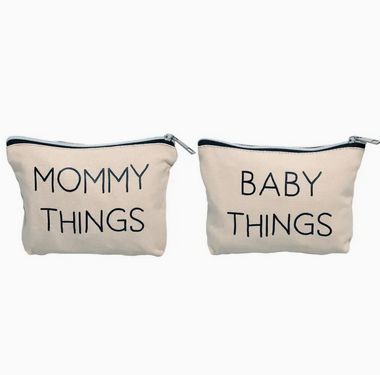Mommy and Baby Travel Pouches