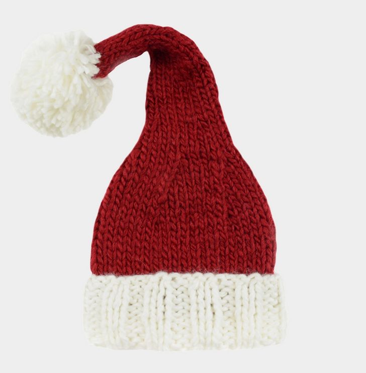 Nicholas Santa Hat  NB; 0-3m