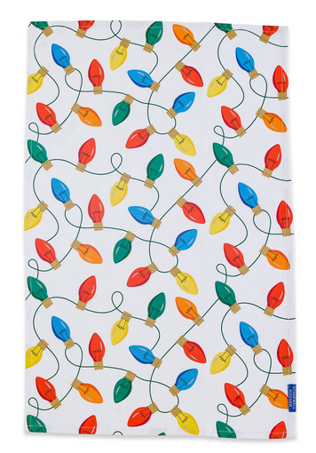 Tea Towel Christmas Lights