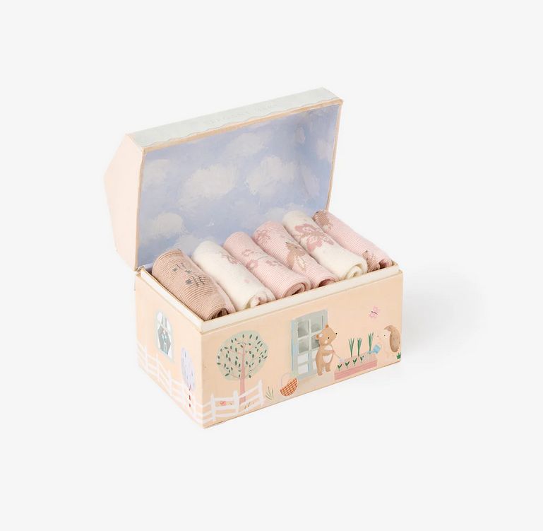 Garden Picnic Socks 0-12M