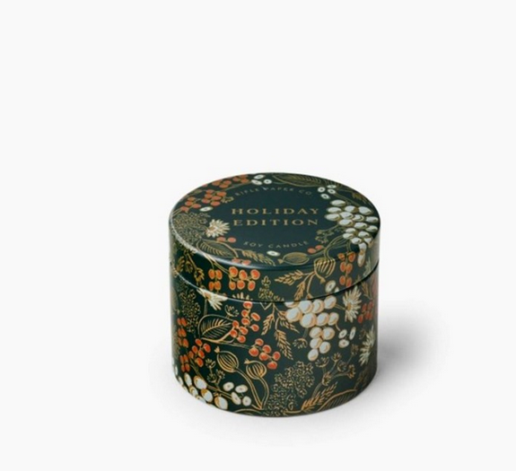 Holiday 3 oz Tin Candle