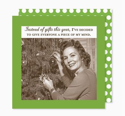 Instead of Gifts Holiday Napkin