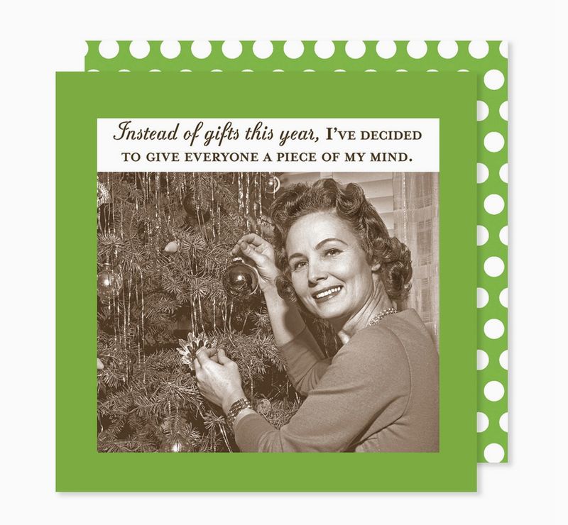 Instead of Gifts Holiday Napkin
