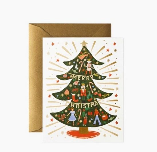 Nutcracker Tree Card