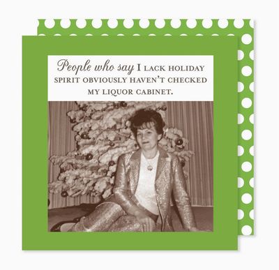 Lack Holiday Spirit Holiday Napkin