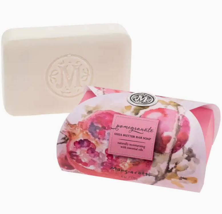 Pomegranate Shea Butter Bar Guest Soap 6 oz